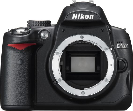 Nikon D5000 zwart