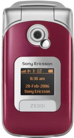 Sony Ericsson Z530i zwart, grijs, rood