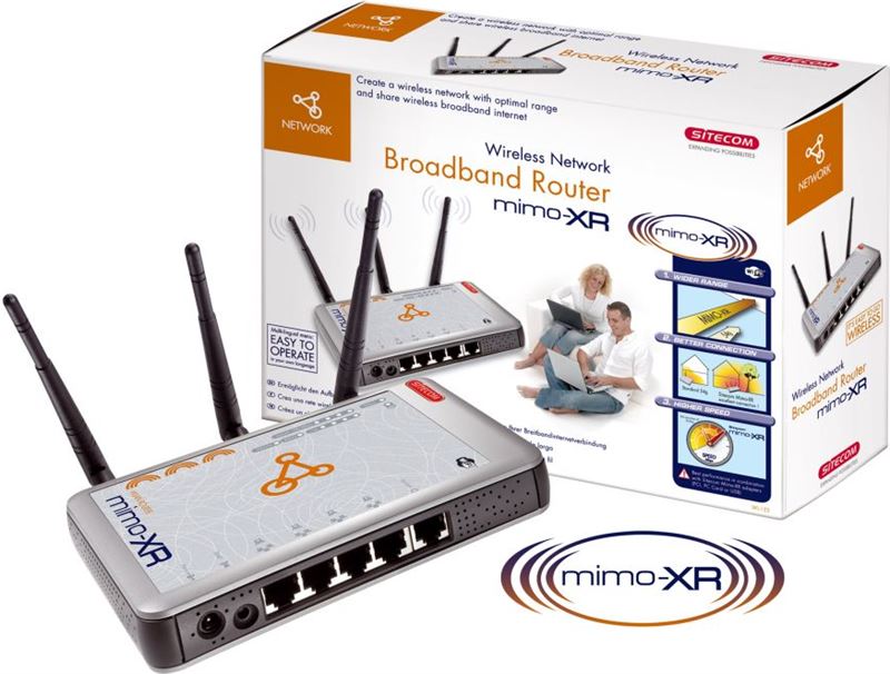 Sitecom MIMO XR Wireless Network Broadband Router