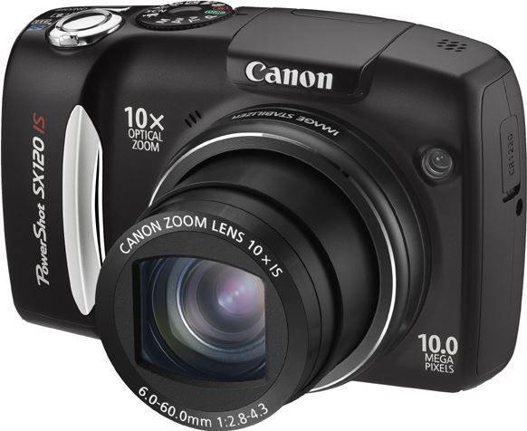 Canon PowerShot SX120 IS zwart