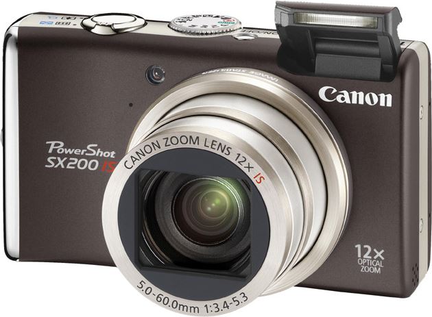Canon PowerShot SX200 IS zwart