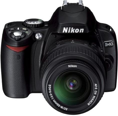 Nikon Consumer SLR Digital Camera D40X Kit + VR 55-200mm zwart