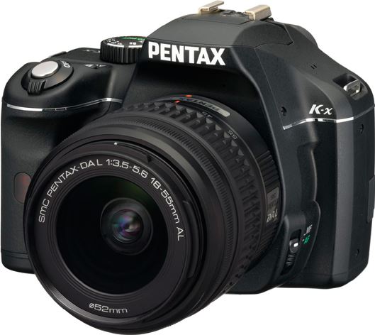 Pentax K-X Digital SLR Kit zwart