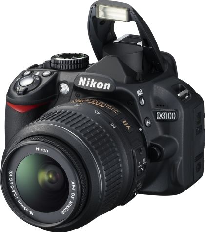 Nikon D3100 + AF-S DX NIKKOR 18-55mm zwart