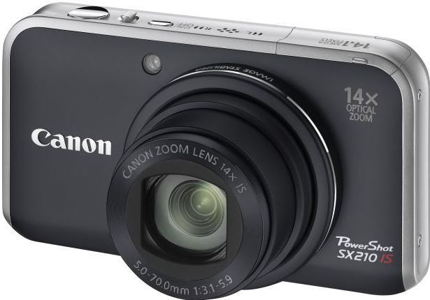 Canon PowerShot SX210 IS zwart