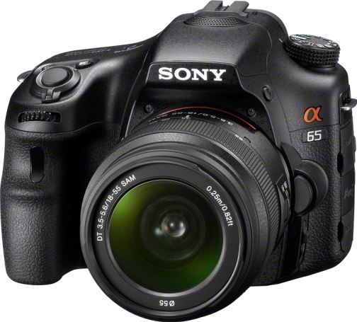 Sony α SLT-A65 + DT 18-55mm zwart