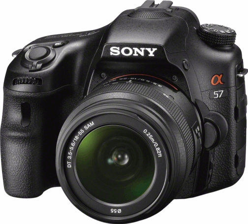 Sony α SLT-A57 + DT 18-55mm zwart