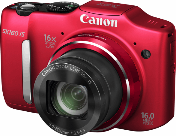 Canon PowerShot SX160 IS rood