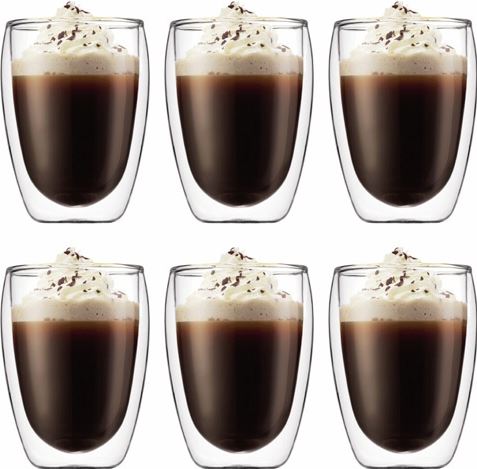 Bodum Pavina 6 Dubbelwandige Glazen 0 35 L