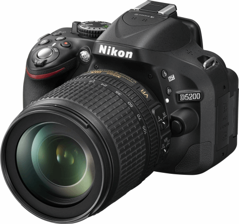 Nikon D5200 + AF-S DX NIKKOR 18-105mm zwart