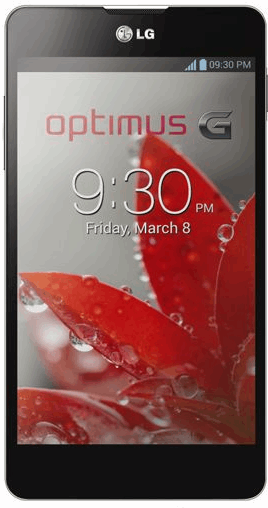 LG E975 Optimus G zwart
