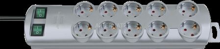 Brennenstuhl primera-line 10-v 2m zilver