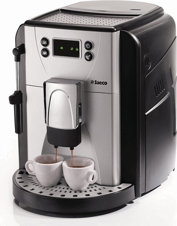 Saeco Volautomatische espressomachine zwart, zilver