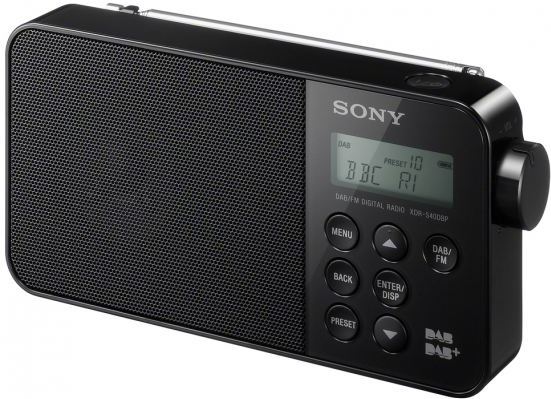 Sony XDR-S40 DAB+/DAB/FM digitale radio rood