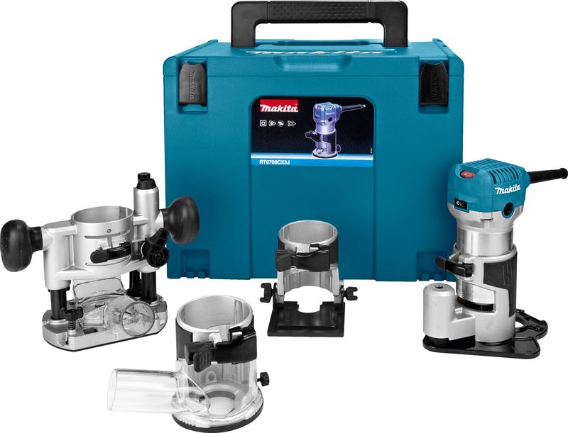 Makita RT0700CX3J 230V Boven- en kantenfrees
