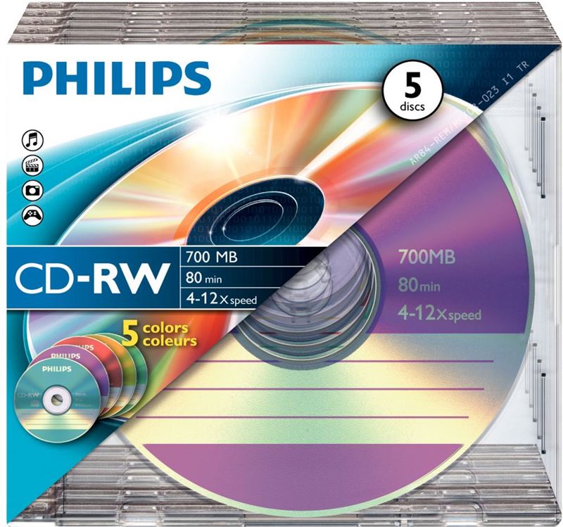 Philips CW7D2CC05 700 MB / 80 min, 4–12x CD-RW