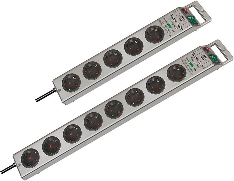 Brennenstuhl Premium Stekkerdoos 8 voudig Zilver 1153340318