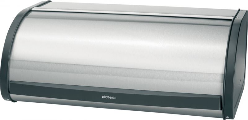 Brabantia Broodtrommel met Schuifdeksel - Matt Steel Fingerprint Proof