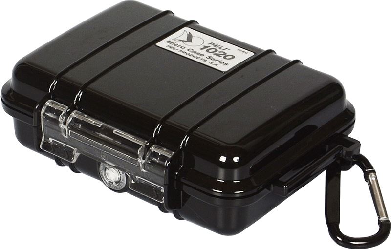 Peli Microcase 1010 transparant/zwart
