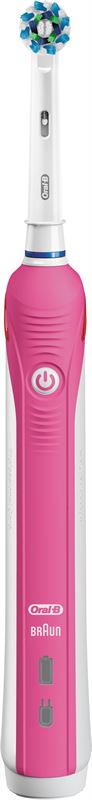 Oral-B PRO 2500 + Travel Case Elektrische Tandenborstel roze