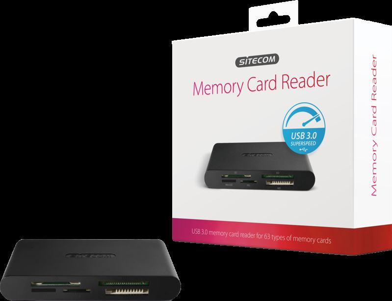 Sitecom USB 3.0 Memory Card Reader