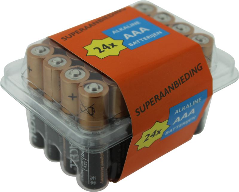 Duracell 24 x AAA alkaline batterijen - Voordeelpak 24 x AAA alkaline batterijen - Voordeelpak