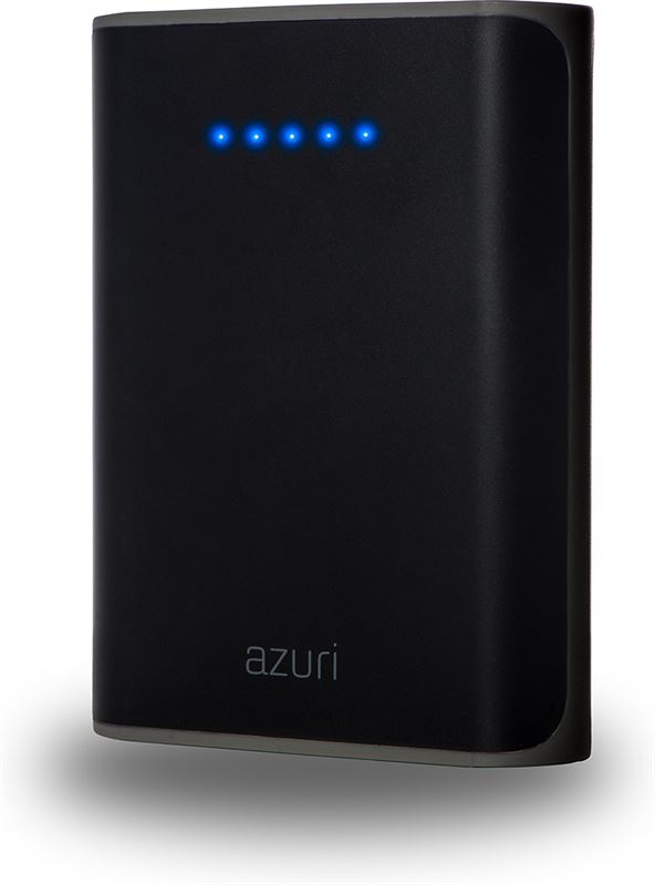 Azuri Power Bank 10000 mAh - zwart