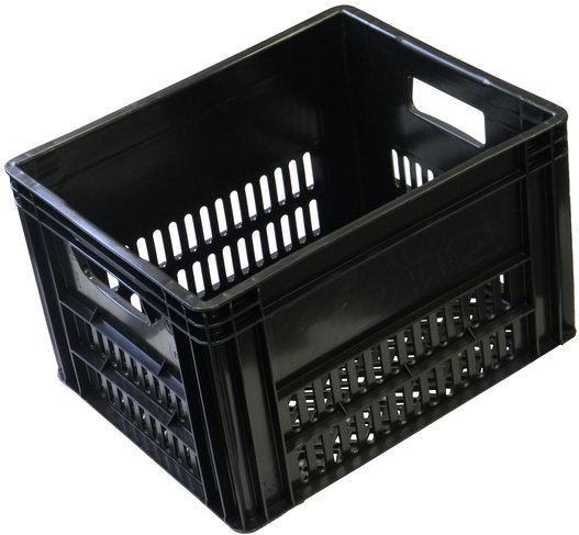 Vwp - Fietskrat - Kunsstof - 40 liter - Zwart