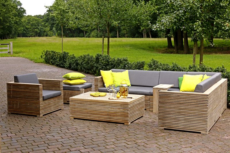 ROUGH Furniture ROUGH-C chaise longue loungeset 210cm