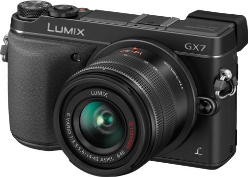 Panasonic Lumix DMC-GX7 + G VARIO 14-42mm zwart