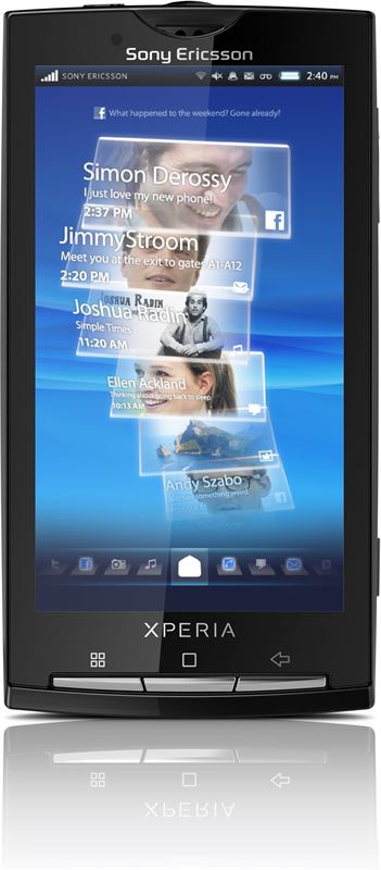 Sony Ericsson Xperia X10 zwart / (dualsim)