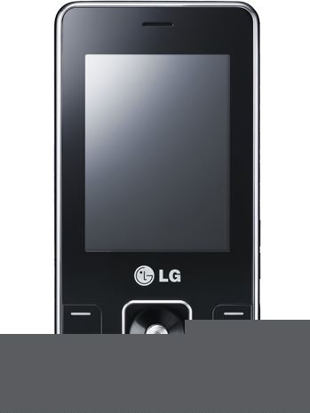 LG KC550 Black Slider zwart