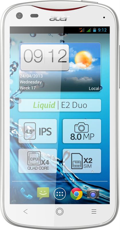 Acer Liquid E2 Duo 4 GB / wit / (dualsim)