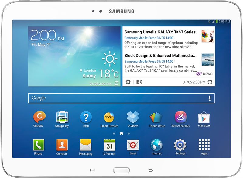 Samsung Galaxy Tab 3 10,1 inch / wit / 16 GB / 3G