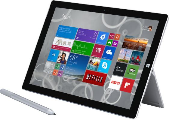Microsoft Surface Pro 3 12,0 inch / zilver / 256 GB