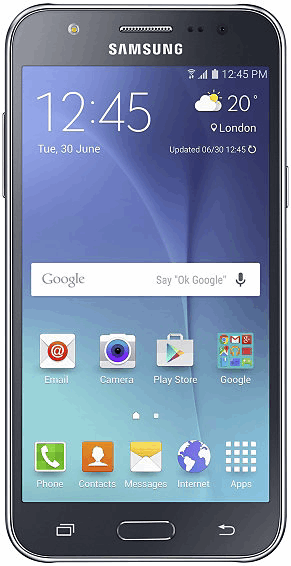 Samsung Galaxy J5 8 GB / zwart