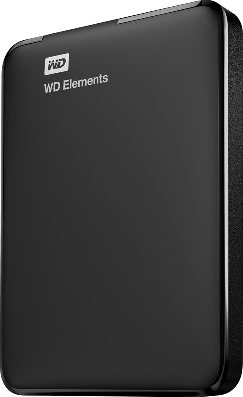 Western Digital WD Elements Portable 2.5 Inch externe HDD 1TB, Zwart