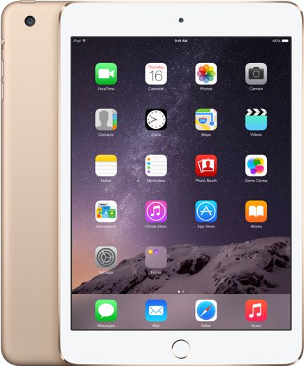Apple iPad mini 3 2014 7,9 inch / goud / 16 GB / 4G