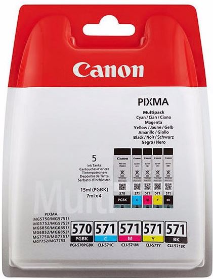Canon PGI-570/CLI-571 PGBK/C/M/Y/BK