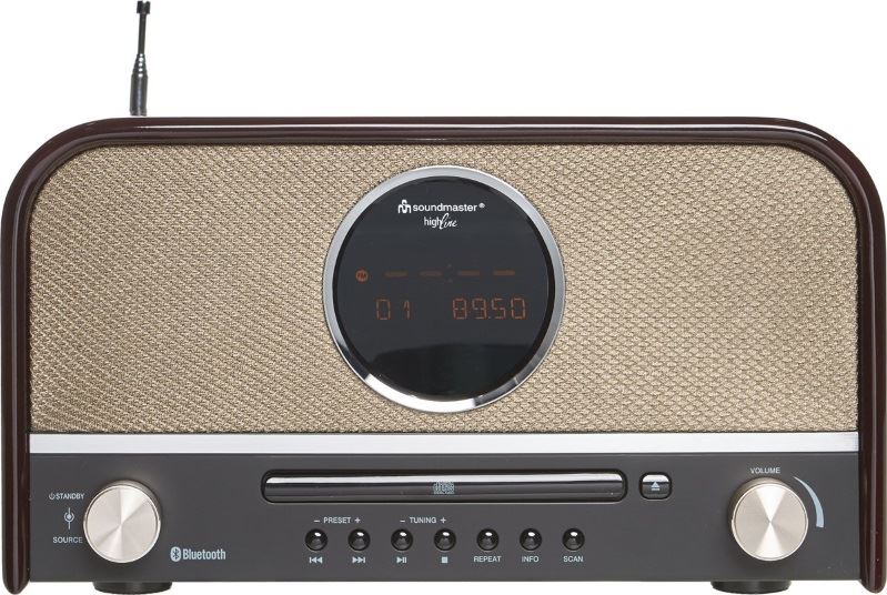 Soundmaster NR850BR DAB+ radio, CD speler met bluetooth, MP3 en USB