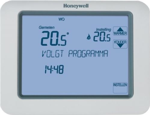Honeywell Chronotherm Touch aan/uit