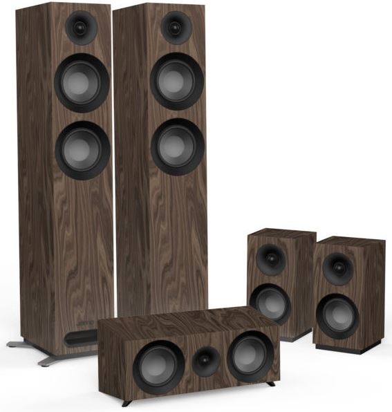 Jamo S 807 HCS Walnoot