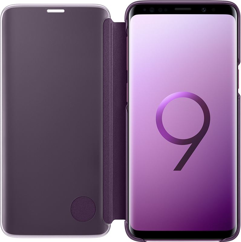 Samsung Galaxy S9 Plus Clear View Cover Paars voor Galaxy S9 Plus paars