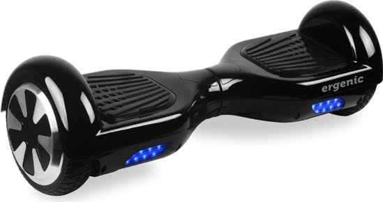 Ergenic Hoverboard 6,5 inch wielen - Zwart