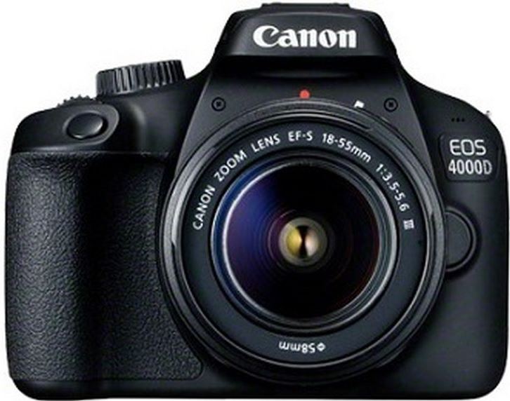 Canon EOS 4000D zwart