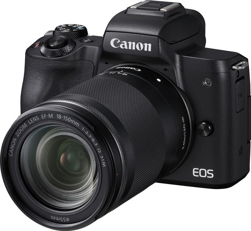 Canon EOS M50 + 18-150 mm zwart