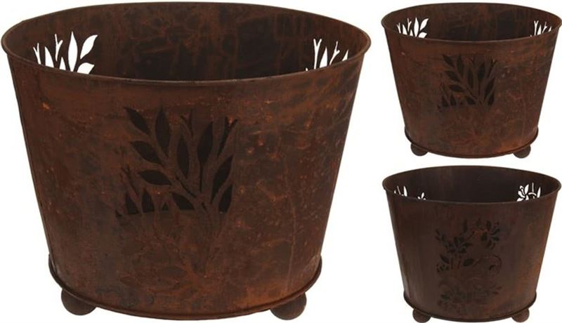 Maxx Esschert Design Vuurkorf 45xH 35cm - plaatstaal - roestbruin