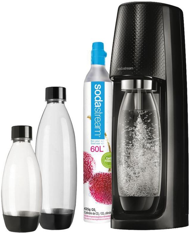 SodaStream Spirit Zwart + 3 flessen