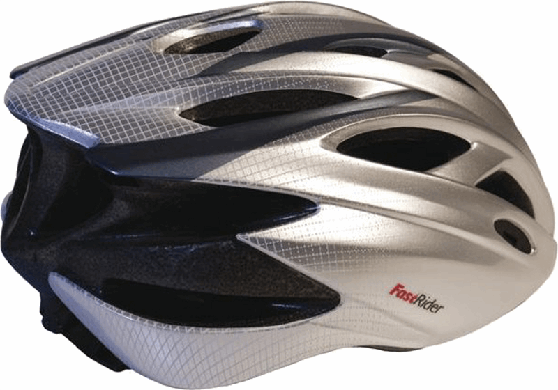 FastRider Fietshelm Zilver FRX-10 52-58