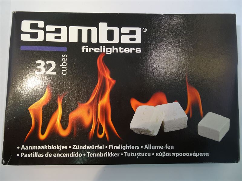 Samba aanmaakblokjes 32 stuks wit